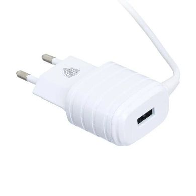 Сетевое зарядное устройство Inkax CD-09 Lightning 2.1A 1usb white