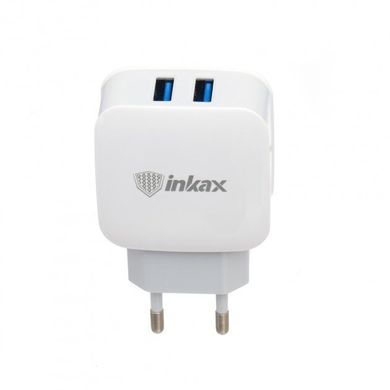 Сетевое зарядное устройство Inkax CD-28- iP + Lightning cable 2.1A white
