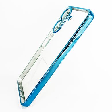 Силіконовий чохол WAVE Metal Color для Xiaomi Redmi 13С 4G/Poco C65 aquamarine Full Camera