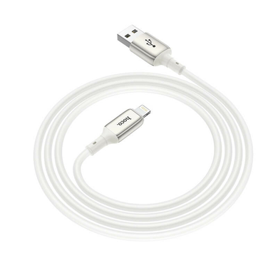 USB кабель Hoco X66 Lightning 2.4A 1m white