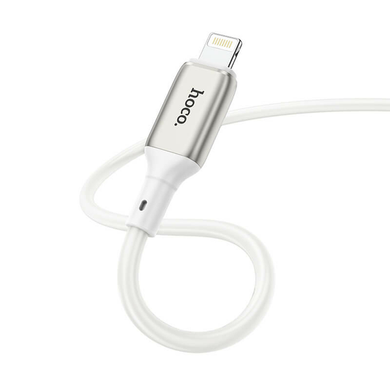 USB кабель Hoco X66 Lightning 2.4A 1m white