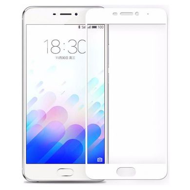 Защитное стекло для Meizu M5 Note white s/s