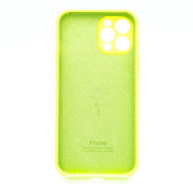 Силіконовий чохол Full Cover для iPhone 12 Pro Max party green Full Camera