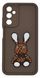 Чехол Pretty Things для Samsung A05s brown/rabbit Full Camera