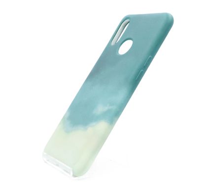 Силіконовий чохол WAVE Watercolor для Samsung A10s dark green/grey (TPU)