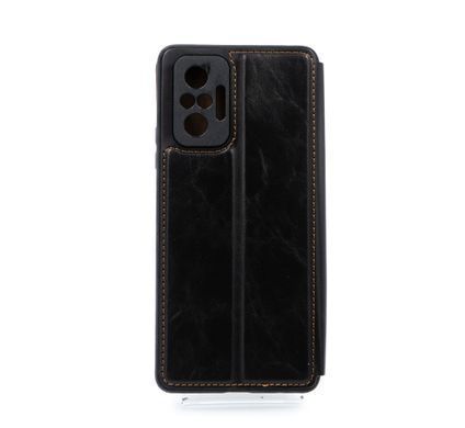 Чохол книжка Premium PU шкіра для Xiaomi Redmi Note 10 Pro/10 Pro Max DDU black (4you)