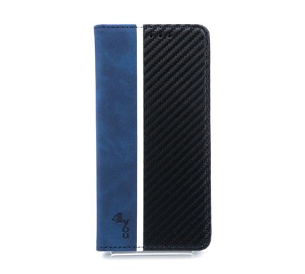 Чохол книжка Carbon для Xiaomi Redmi Note 7 blue/black (4you)