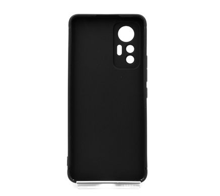 Силіконовий чохол Black Matt для Xiaomi Mi 12 Lite 0.5mm black Full Camera