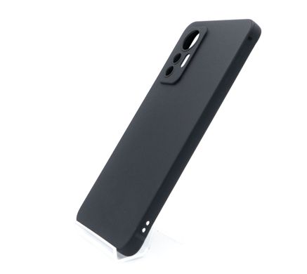 Силіконовий чохол Black Matt для Xiaomi Mi 12 Lite 0.5mm black Full Camera