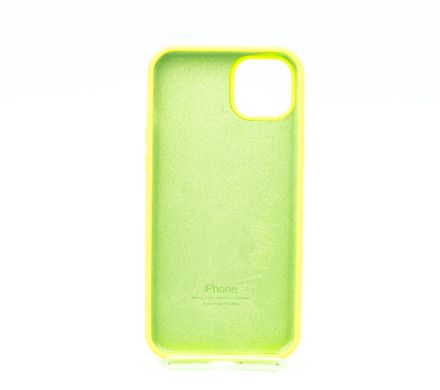 Силіконовий чохол Full Cover для iPhone 14 Plus party green