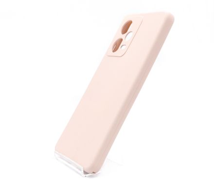 Силіконовий чохол Full Cover для Xiaomi Redmi Note 12 Pro pink sand Full Camera без logo