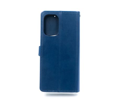 Чохол-книжка шкіра для Xiaomi Redmi Note 12 Turbo/Poco F5 blue Getman Gallant PU