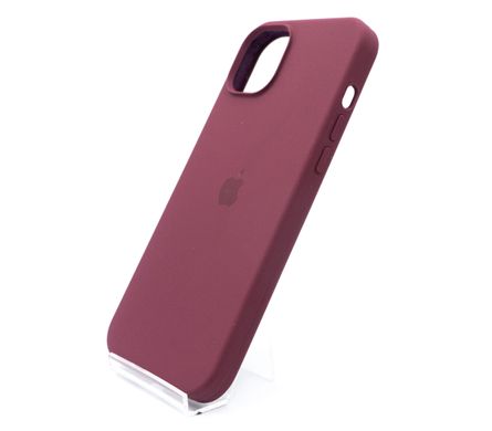 Силіконовий чохол Full Cover для iPhone 15 Plus plum