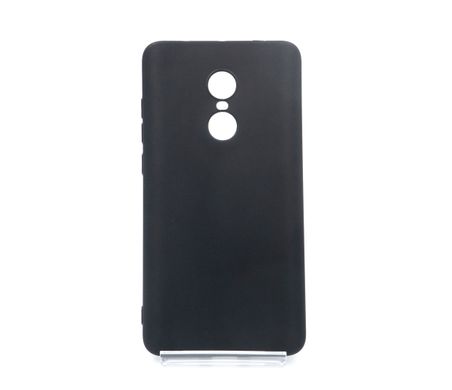 Силіконовий чохол Soft Feel для Xiaomi Redmi Note 4X black Full camera
