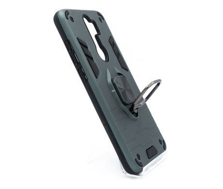 Чехол SP Transformer Ring for Magnet для Xiaomi Redmi Note 8 Pro green противоударный