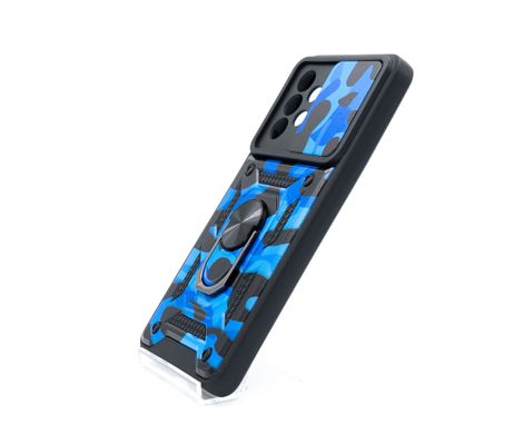 Чохол Camshield Serge Ring for Magnet Camo для Samsung A53 5G army blue протиударний