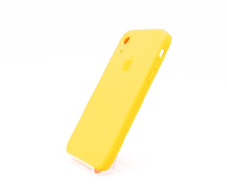 Силіконовий чохол Full Cover Square для iPhone XR bright orange Camera Protective