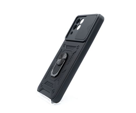 Чохол Camshield Serge Ring для Samsung M53 black протиударний шторка/захист камери
