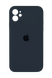 Силіконовий чохол Full Cover Square для iPhone 11 midnight blue Full Camera
