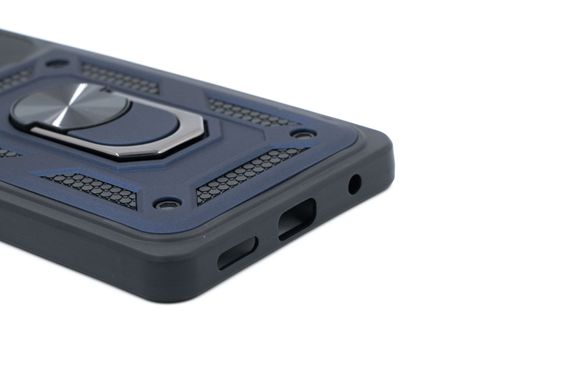 Чохол SP Serge Ring for Magne для Xiaomi Redmi Note 10Pro 4G dark blue протиударний Full Camera