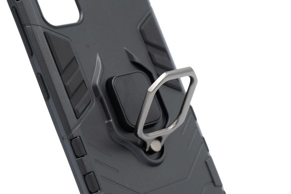 Накладка Protective для Samsung A31 Black for magnet+ring