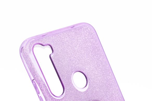 Силіконовий чохол SP Shine для Xiaomi Redmi Note 8T violet ring for magnet