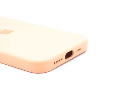 Силіконовий чохол Full Cover для iPhone 13 Pro peach Full Camera