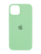 Силіконовий чохол Full Cover для iPhone 15 Plus fresh green (pistachio)