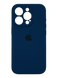 Силіконовий чохол Full Cover для iPhone 15 Pro Max deep navy Full Camera