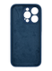 Силіконовий чохол Full Cover для iPhone 15 Pro Max deep navy Full Camera