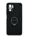 Чехол Transformer Ring for Magnet для Xiaomi Redmi Note 10/Note 10S black противоударный