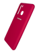 Силиконовый чехол Full Cover для Samsung A21 rose red (hot pink)