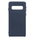Силиконовый чехол Full Cover для Samsung S10 midnight blue без logo