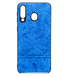 Накладка Santa Barbara velvet для Samsung M30 blue