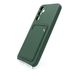 Силіконовий чохол WAVE Colorful Pocket для Samsung A24 4G dark green Full Camera