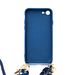 Чехол Fashion для iPhone 7/8 blue+ шнурок