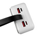 Power Bank Grunhelm GP-30BQC 22.5W 30000 mAh white быстрая зарядка,фонарик,ремень
