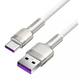 USB кабель Baseus Cafule Metal Type-C 66W 1m white