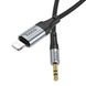 AUX кабель Hoco UPA26 Fresh digital audio conversion cable Lightning 1m black