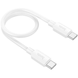 PD Кабель HOCO X96 Hyper 60W Type-C to Type-C 0.25m white