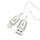 USB кабель Hoco X66 Lightning 2.4A 1m white