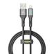USB кабель YOKI SOLID YK-SO15 Lightning 2.4A 1.2m black