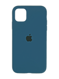 Силиконовый чехол Full Cover для iPhone 11 blue cobalt