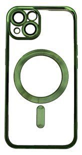 Чехол Metal Matte with MagSafe для iPhone 13 dark green Full Camera