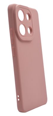 Силиконовый чехол SMTT для Xiaomi Redmi Note 13 4G pink sand Full Camera