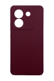 Силіконовий чохол Full Cover Lakshmi для Xiaomi Poco M7 Pro 5G plum (AAA)Full Camera без logo