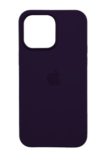 Силиконовый чехол with MagSafe для iPhone 14 Pro Max elderberry 1:1 Smart animation
