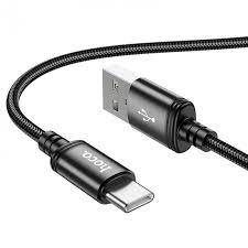 USB кабель Hoco X91 Radiance charging data cable for Type-C 3A/3m black
