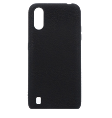 Накладка кожа Epic Vivi для Samsung A01 black
