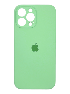 Силіконовий чохол Full Cover для iPhone 13 Pro pistachio Full Camera